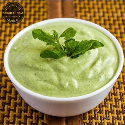Mint Yogurt Small Kabab and Thali Menu Canada