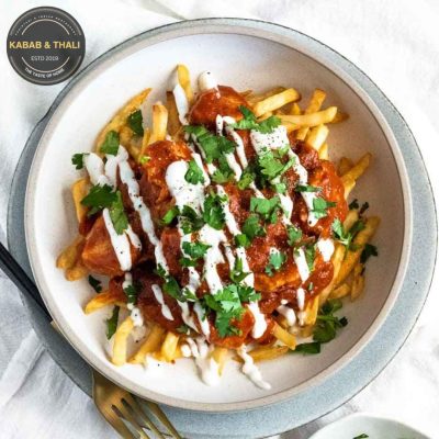Butter Chicken on the Fries Kabab and Thali Menu Canada