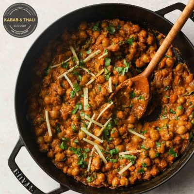 Chana Masala Kabab and Thali Menu Canada