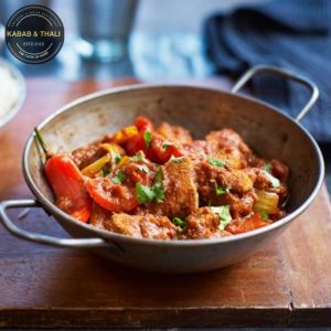 Chicken Jalfrazi Kabab and Thali Menu Canada