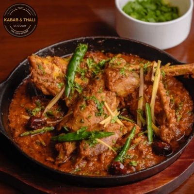 Chicken Karahi Kabab and Thali Menu Canada