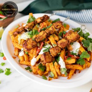 Chicken Tikka On the Fries Kabab and Thali Menu Canada
