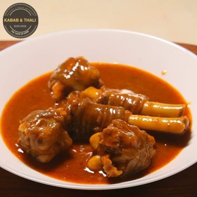 Mutton Paaya Kabab and Thali Menu Canada