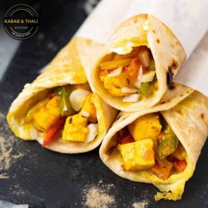Paneer Wrap Kabab and Thali Menu Canada
