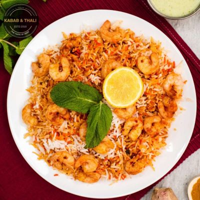 Shrimp Biryani Kabab and Thali Menu Canada