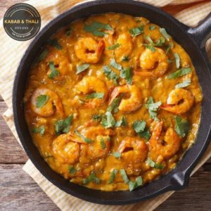 Shrimp Tikka Masala Kabab and Thali Menu Canada